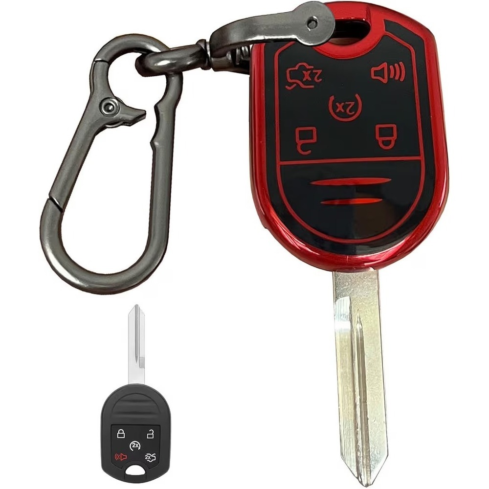 Key Fob Shell Remote Key Fit for F-150 2011 2012 2013 2014 F-250 F-350 5 Button